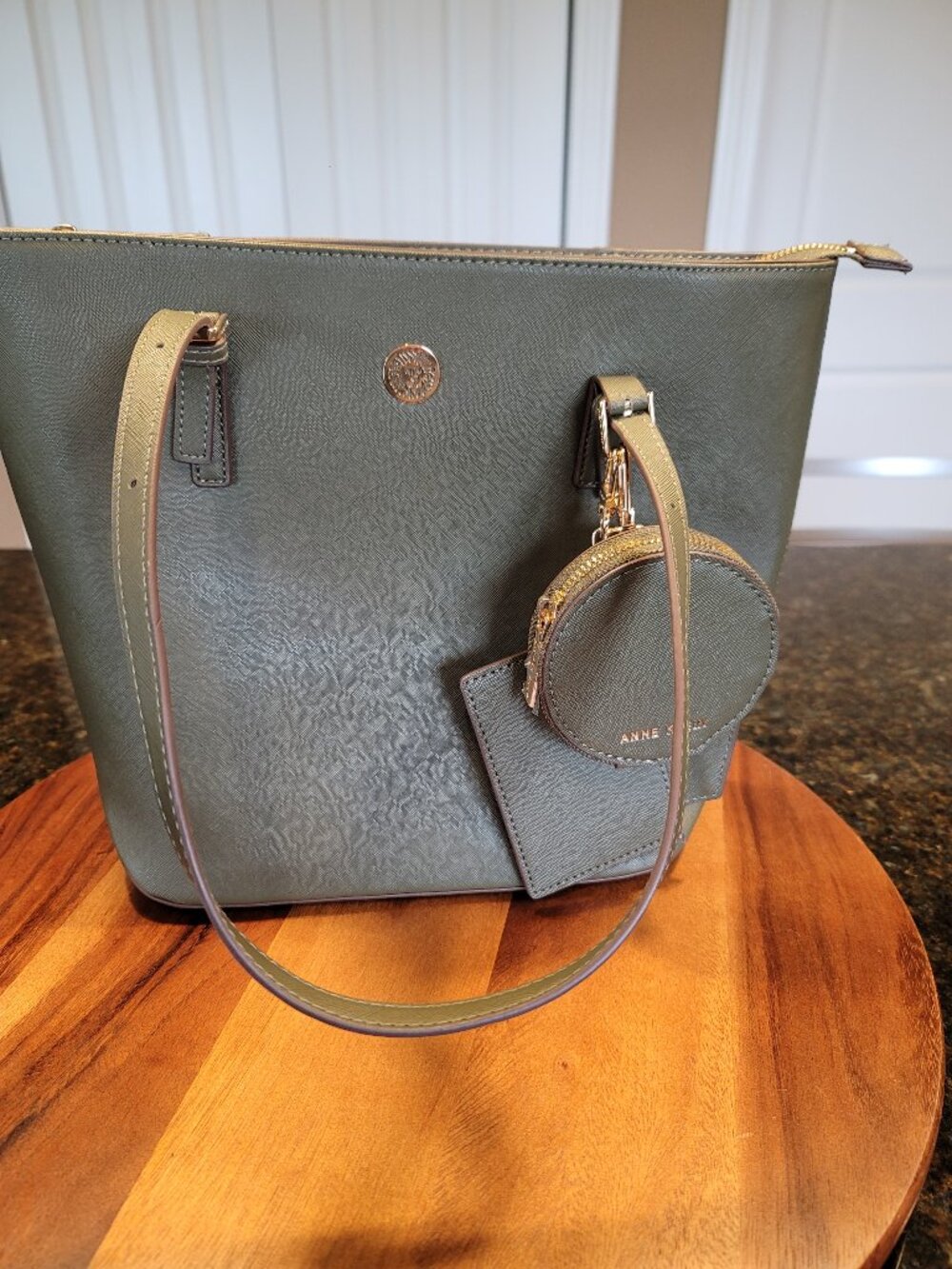 Army Green Anne Klein Tote